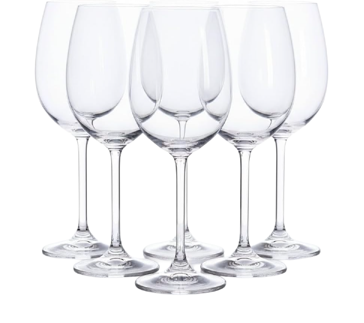 Crane Crystal Bistro red wine glasses