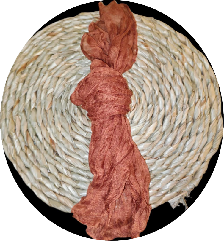 Rust cheesecloth napkins